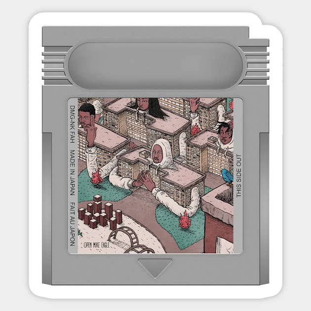 Brick Body Kid Game Cartridge Sticker by PopCarts